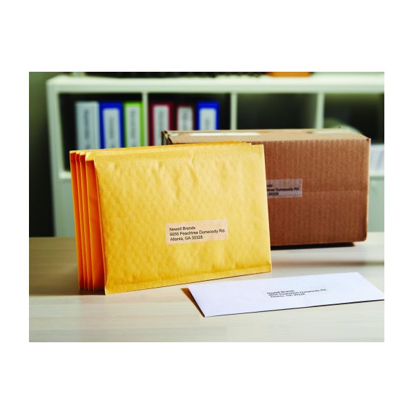 Dymo LW Lrg Add Labels Clear Plastic 36x89