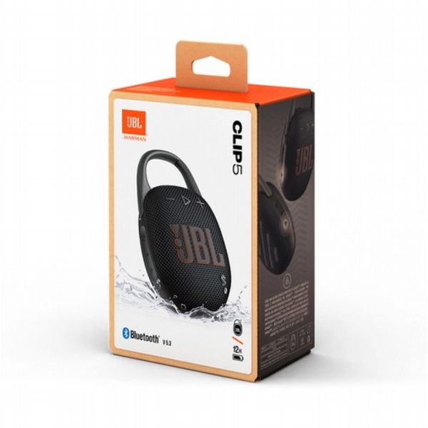JBL Clip 5 Portable Speaker Black