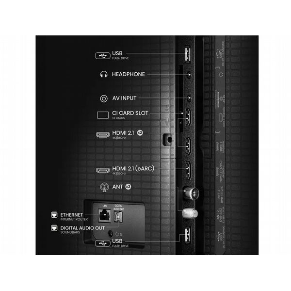 Hisense 50 INCH A7QTUK QLED Smart AI TV