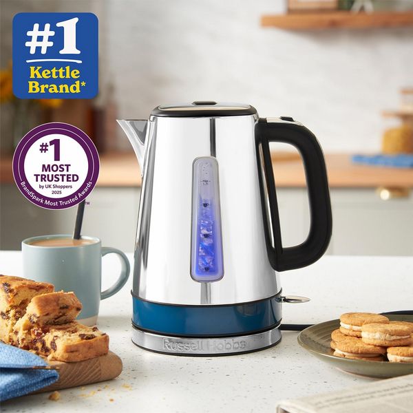 Russell Hobbs Distinctions Collect 1.7L Kettle - Ocean Blue