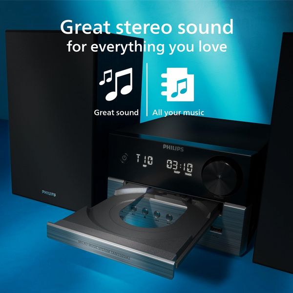 Philips Mini System Tam3505M2 Black