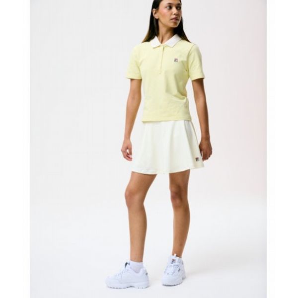 FILA SANCIA WOMENS SKATER STYLE TENNIS SKORT-GARDENIA