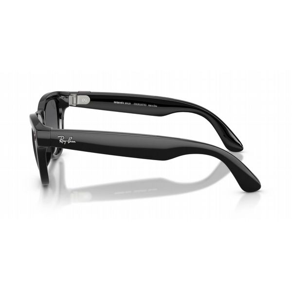 Rayban Meta Skyler Black Frame with Graphite Polarised Lens