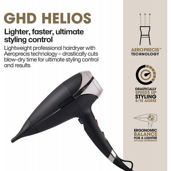 ghd Helios Professional Hair Dryer - Black