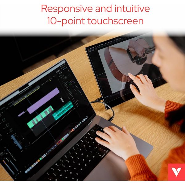 Verbatim Portable Touchscreen Monitor Full HD 1080p 15.6\