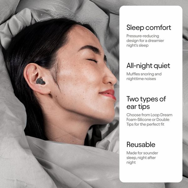 Loop Dream 1.2 Sleep Earplugs Black