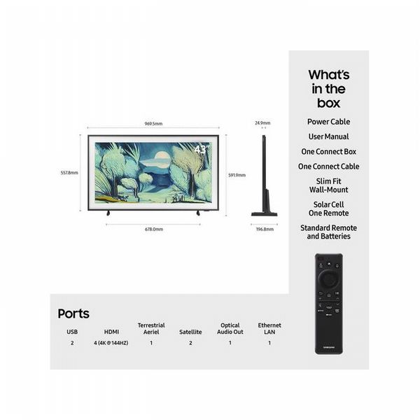 SAMSUNG The Frame LS03F 43\