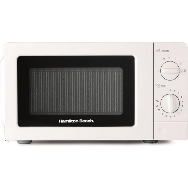 Hamilton Beach 700W 20L Microwave With Glass Door White Open Box