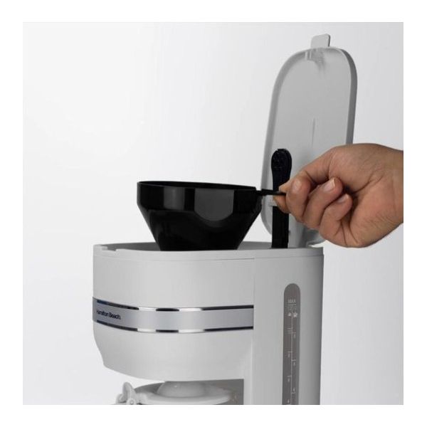 Hamilton Beach Ella Filter Coffee Machine White Open Box