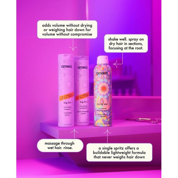 Amika NEW Rising Star Volumising Finishing Spray