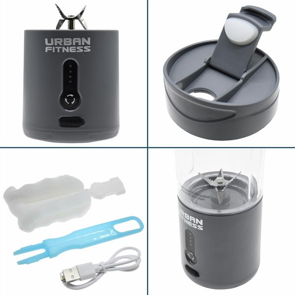 Urban Fitness VitalFuse Portable Blender Grey