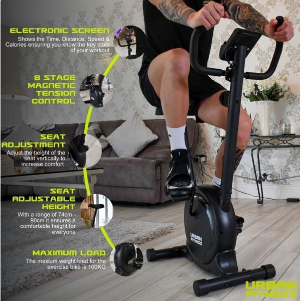 Urban Fitness Magnetic Exercise Bike