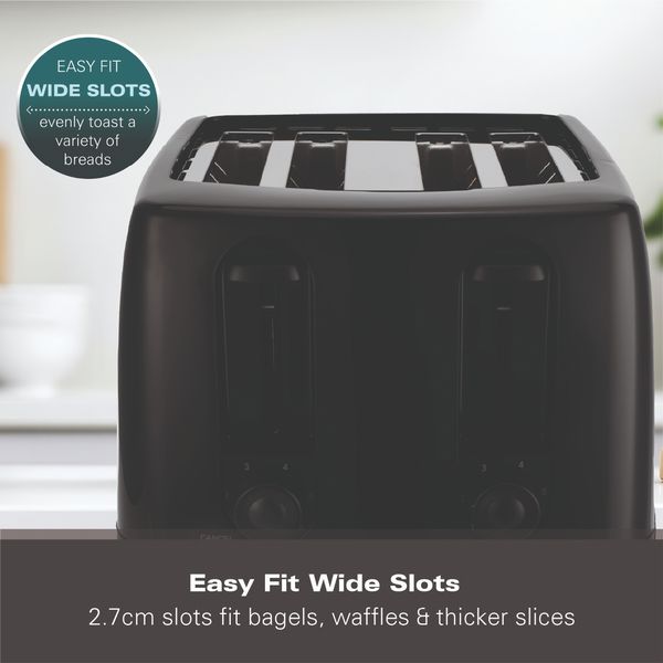 Hamilton Beach Essential 1.7L Rapid Boil Kettle, 4 Slot Toaster and 20L Microwave