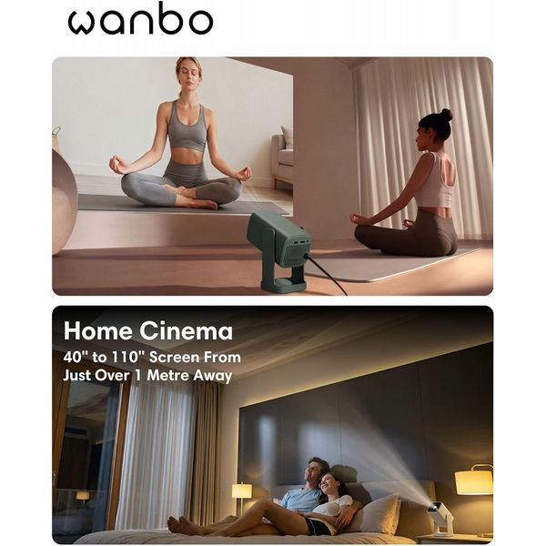 Wanbo Cube 1 - Dark Green Portable Projector