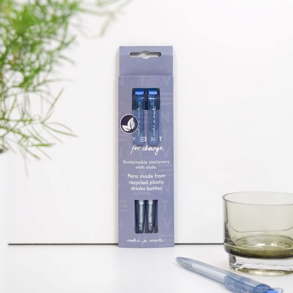 Make a Mark Recycled Pens � Dusty Blue