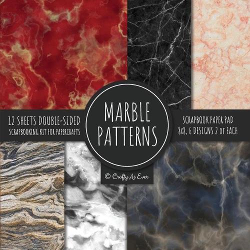  Marble Patterns Scrapbook Paper Pad 8x8 Scrapbooking Kit for Papercrafts, Cardmaking, Printmaking, DIY Crafts, Stationary Designs,...