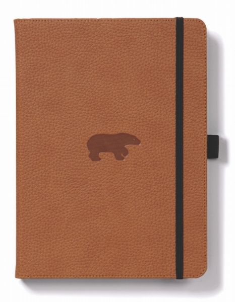 Dingbats* Wildlife A5+ Brown Bear Notebook - Plain