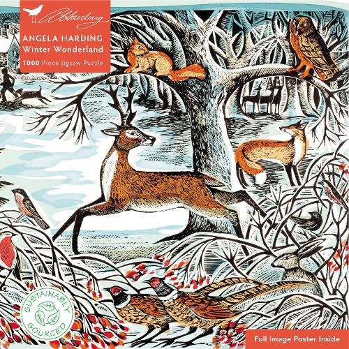 Adult Sustainable Jigsaw Puzzle: Angela Harding: Winter Wonderland: 1000-pieces. Ethical, Sustainable, Earth-friendly