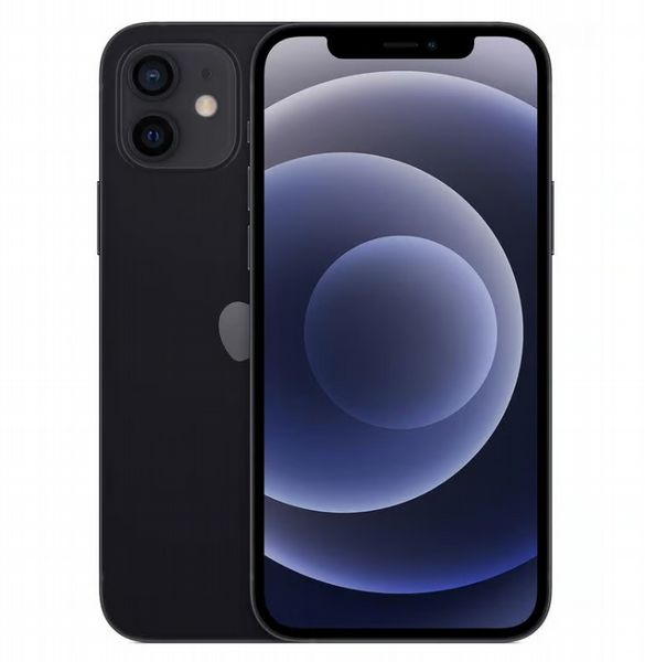 Refurbished Apple iPhone 12 64GB, Black. Grade A