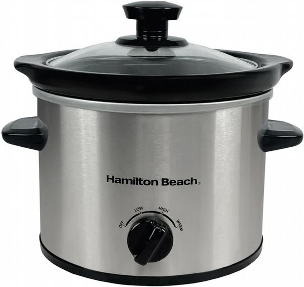 Hamilton Beach 3.5L Slow Cooker Silver Open Box