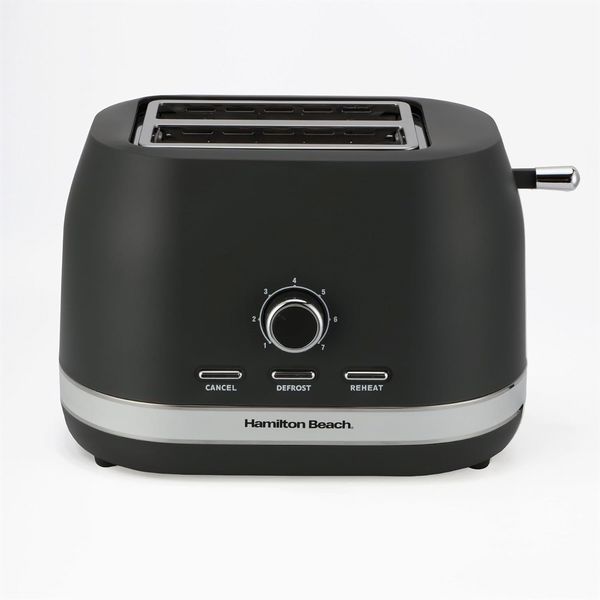Hamilton Beach Ella 2 Slice Toaster Matte Charcoal Open Box