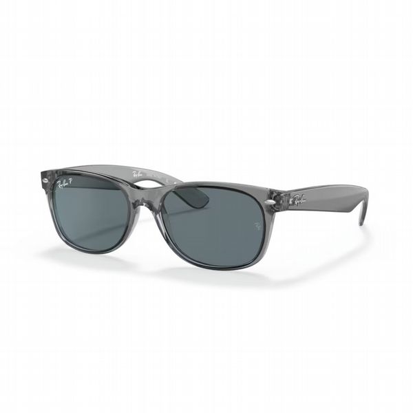 Rayban New Wayfarer Transparent Grey with Dark Blue Lens