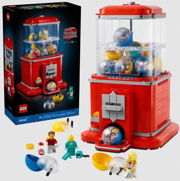 LEGO Ideas Bubble Gumball Machine with Minifigures