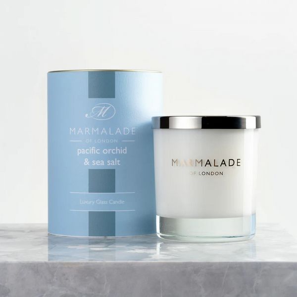 Marmalade Pacific Orchid & Sea Salt Luxury Glass Candle