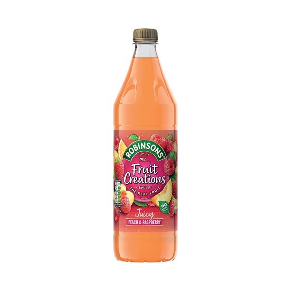 Robinsons Fruit Creations Peach and Raspberry 1Litre