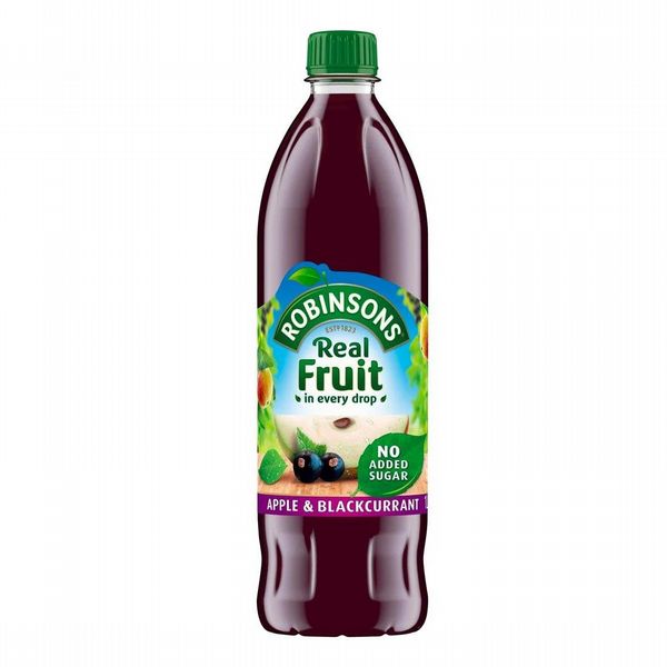 Robinsons Apple/Blackcurrant Squash No Added Sugar 1 Litre