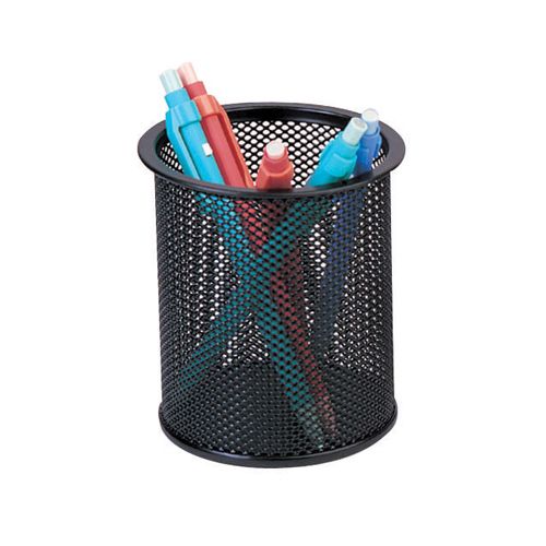 Q-Connect Mesh Pen Pot Black Kf00864