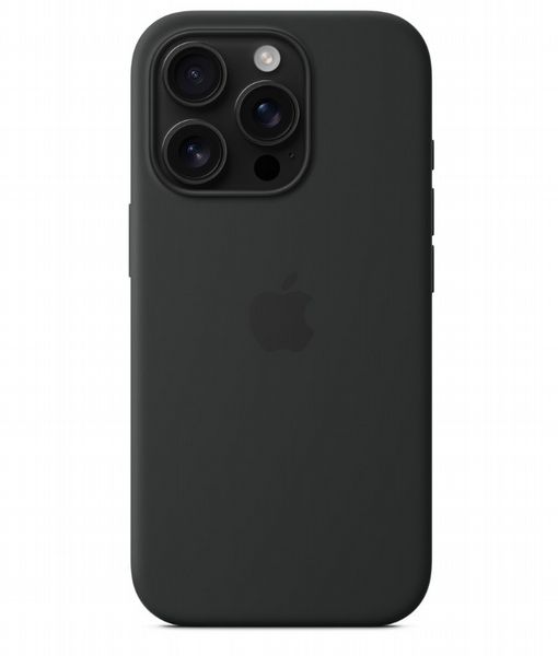Apple Case iPhone 15 Pro Silicone with MagSafe - Black