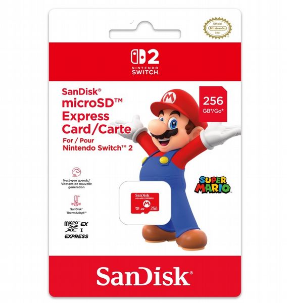 SanDisk microSD Express Card for Nintendo Switch 2