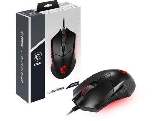 USB Clutch GM08 Optical Mouse Black