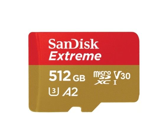 Sandisk FC Extreme microSD 512GB & SD AD 190MB