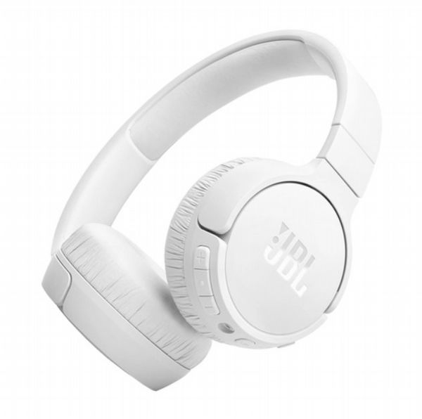 JBL Tune 670NC, On-ear wireless Noice Cancelling headphones, Bluetooth, On-earcup controls, White