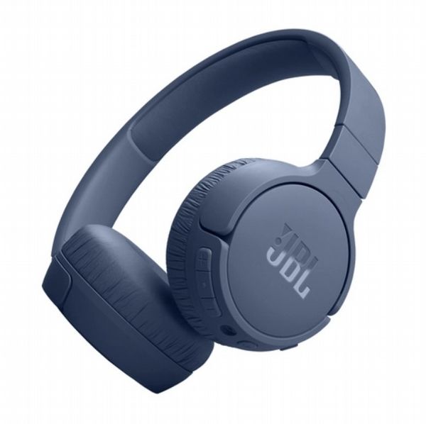 JBL Tune 670NC, On-ear wireless Noice Cancelling headphones, Bluetooth, On-earcup controls, Blue
