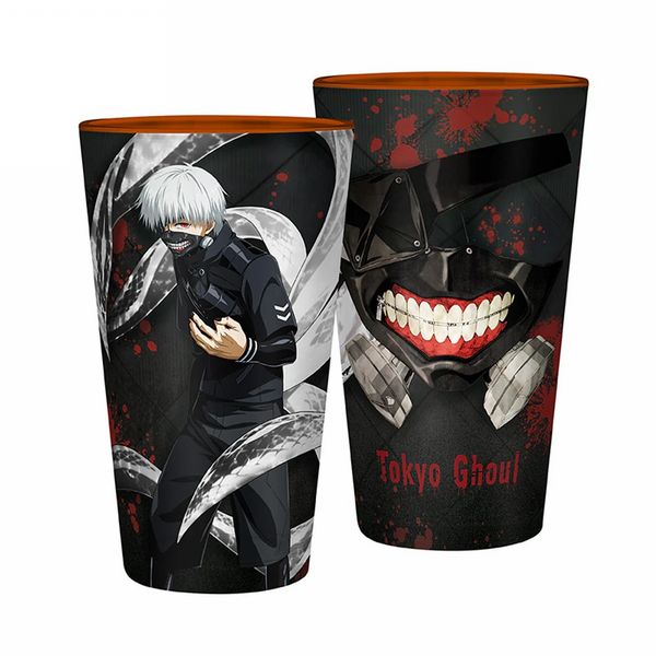 Tokyo Ghoul Kaneki & Mask 400ml Glass
