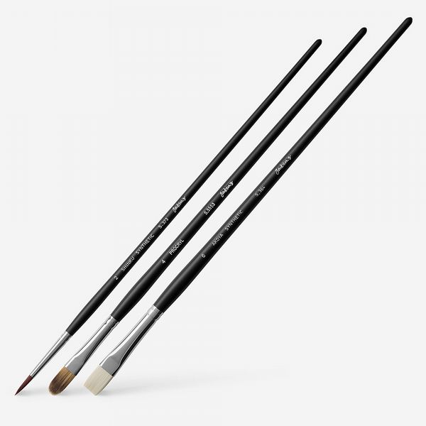 Jackson's : Oil & Acrylic Brush : Comparison Set of 3 : Akoya, Procryl & Shinku