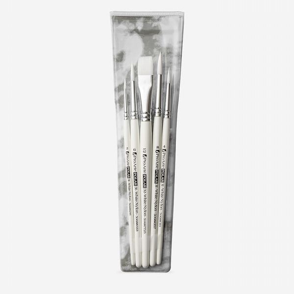 Pro Arte : Polar : Brush Wallet Set of 5 : 2-4-6-8 Round & 3/8 Flat