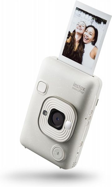 Fuji Instax Mini LiPlay Hybrid Instant Camera Misty White