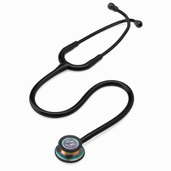 3M� Littmann Classic III Stethoscope - 27 inch - Black tubing Rainbow Finish